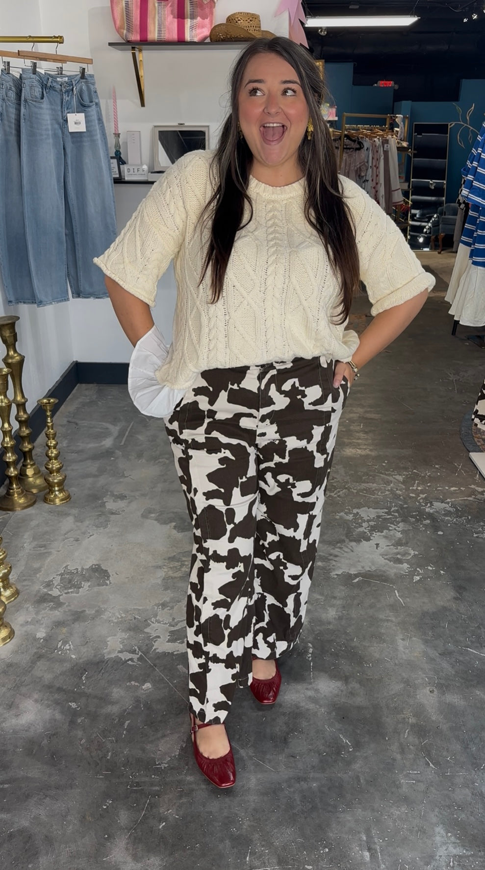 Howdy Wide Leg Jeans