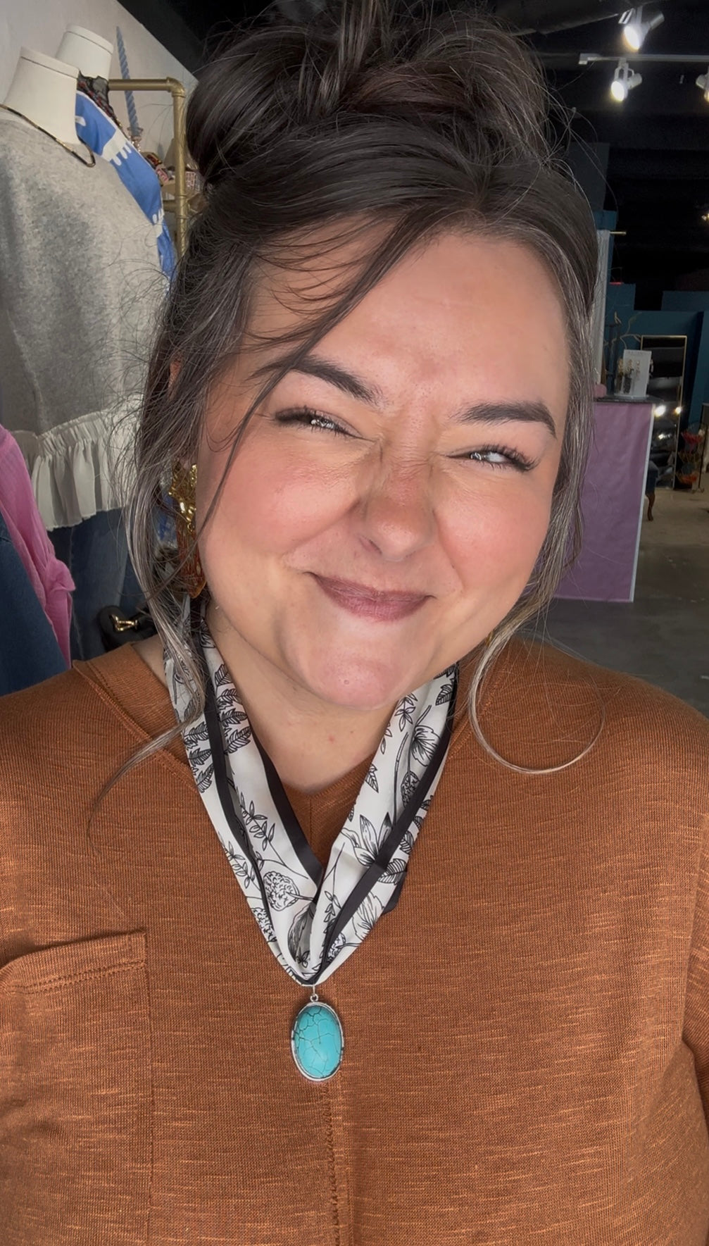 Priscilla Scarf Necklace
