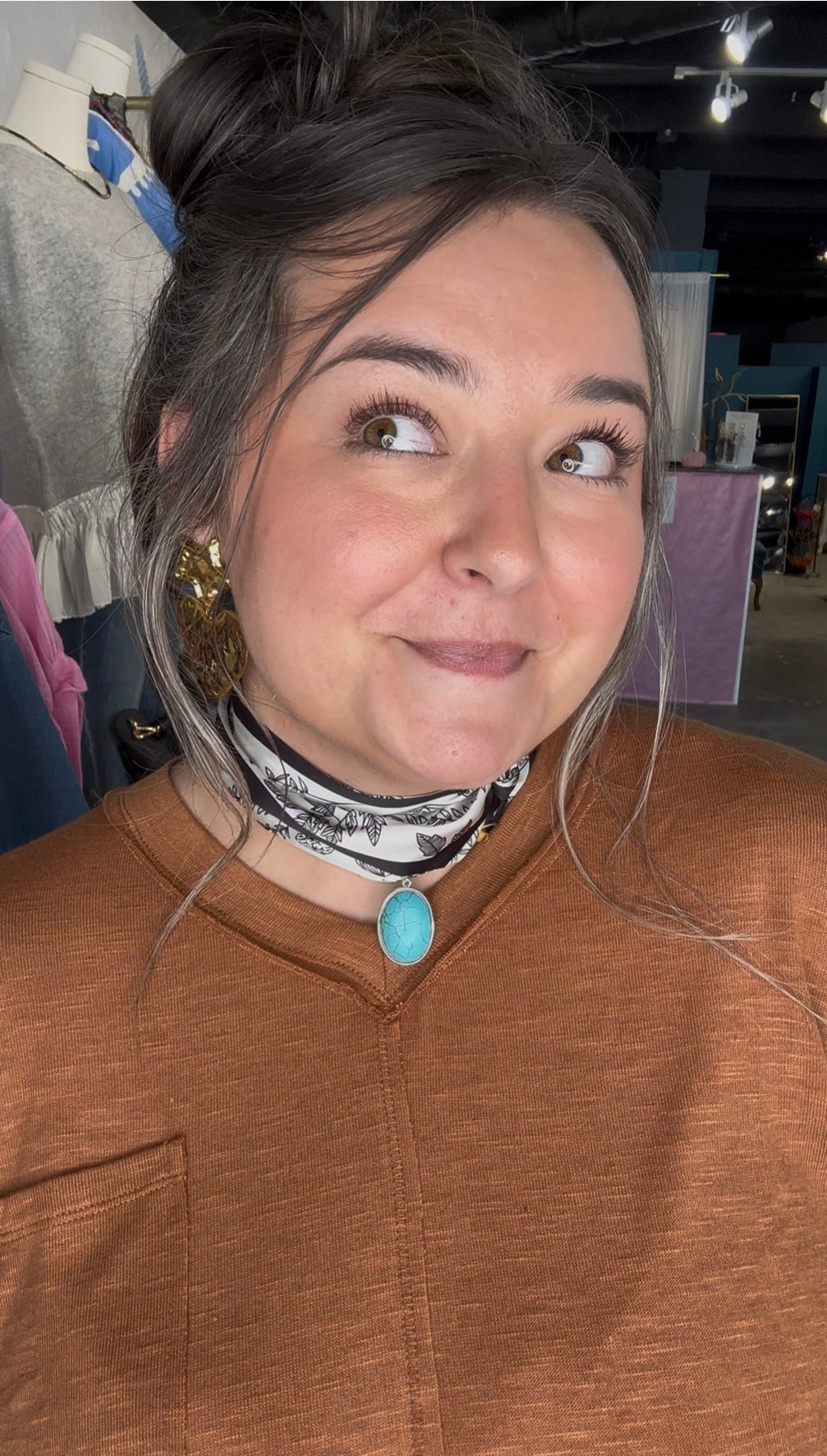 Priscilla Scarf Necklace