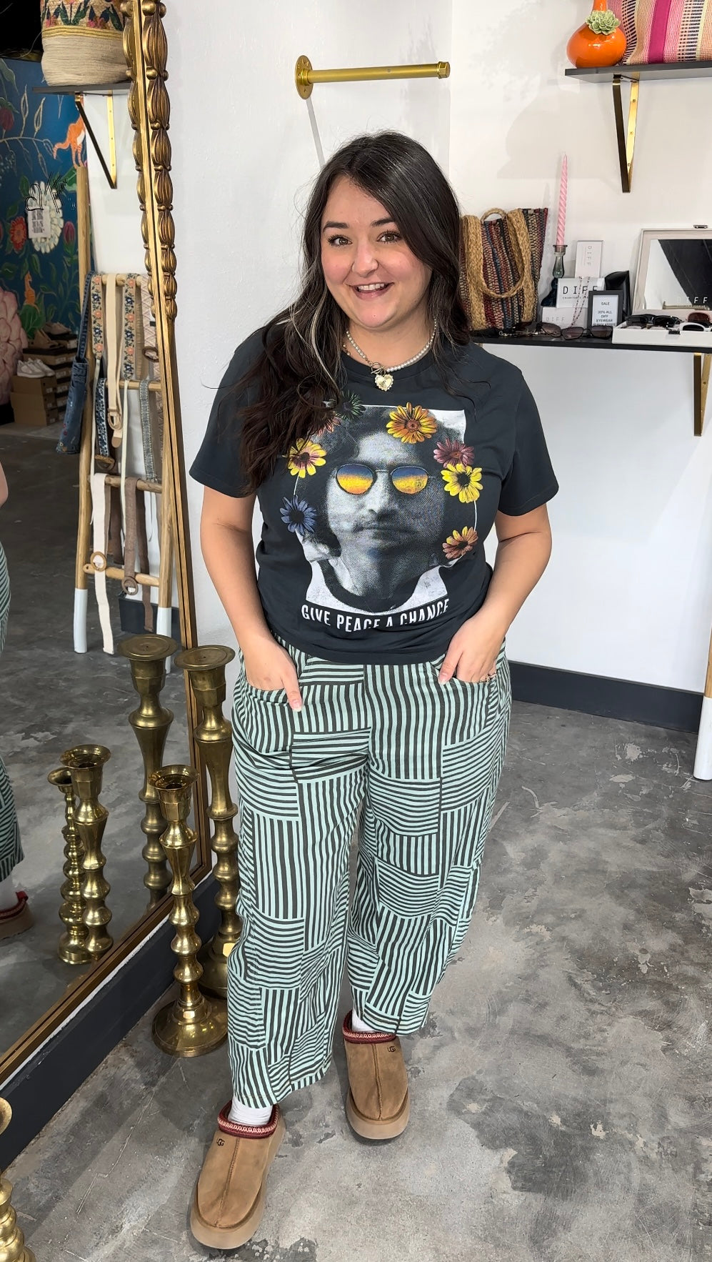 John Lennon Flowers Tee