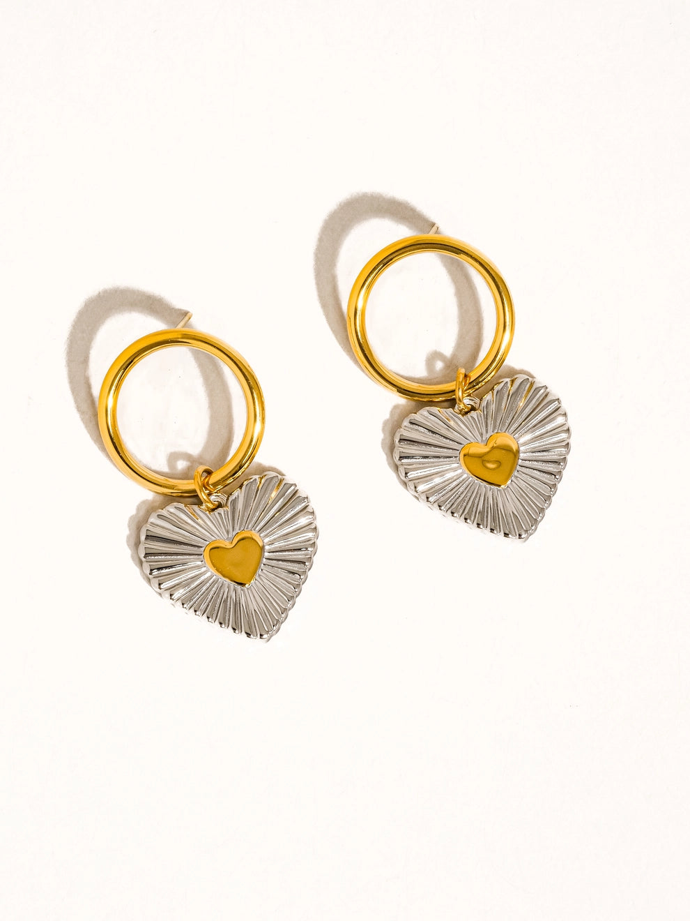 Annette Two Tone Earring