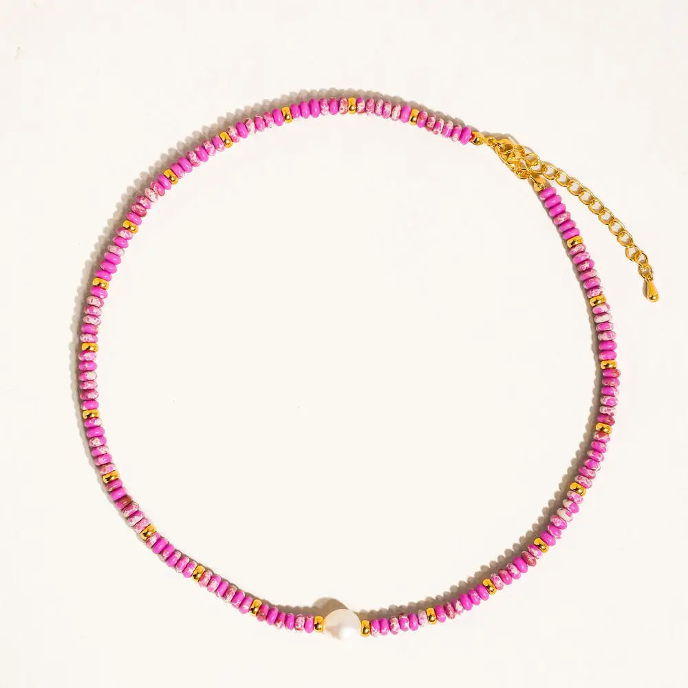 Millie Boho Pearl Necklace