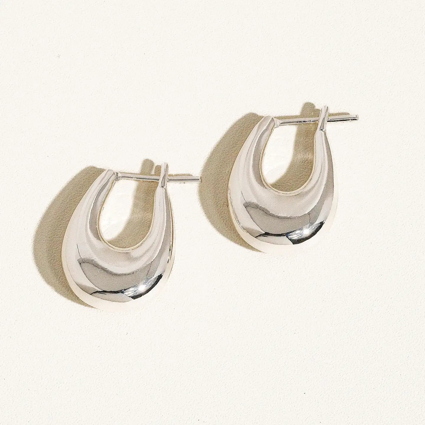 Quinn Silver Hoops