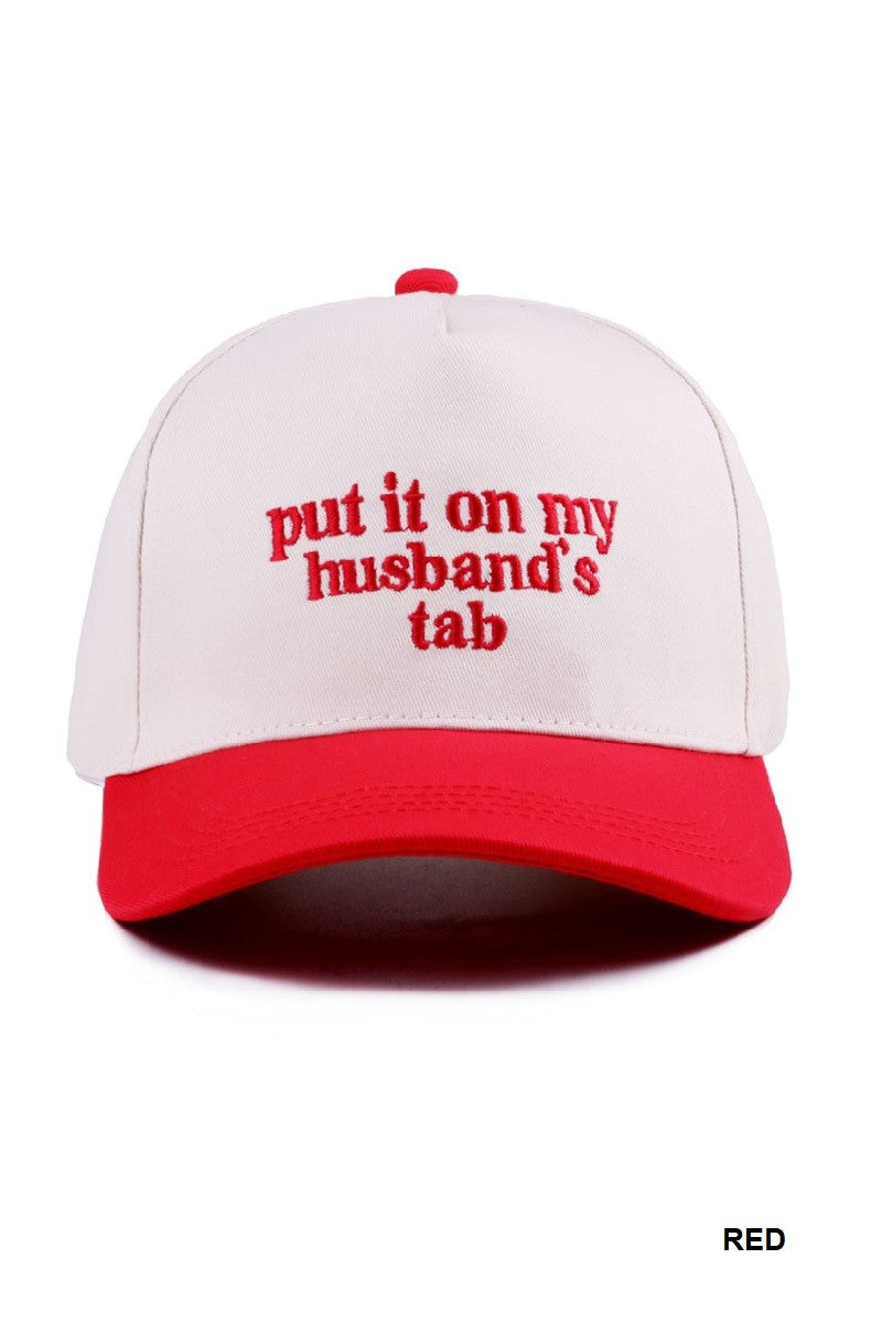 Husbands Tab Hat - Red