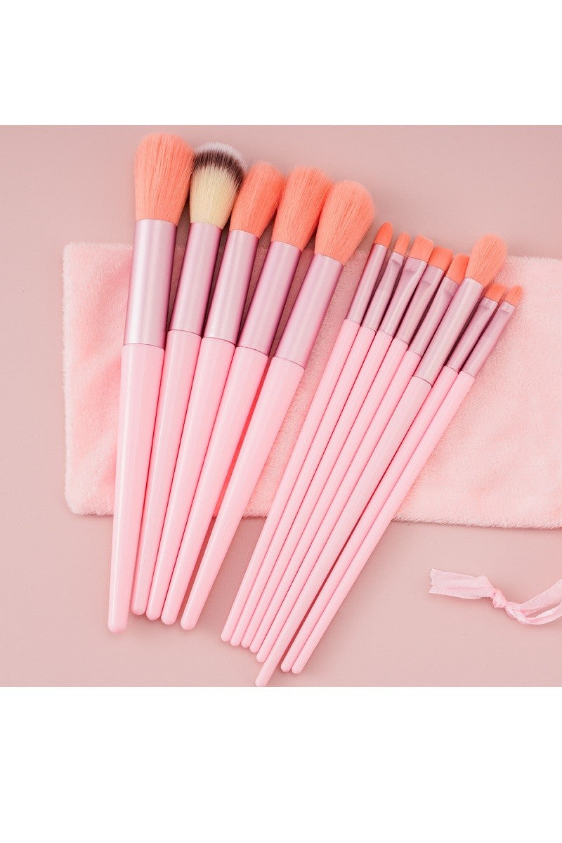 Makeup Brush Set - Pink