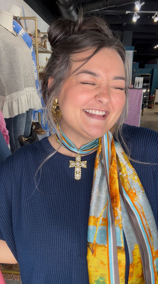 Montana Scarf Necklace