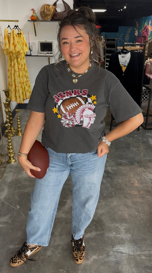 Jenks PomPom Tee