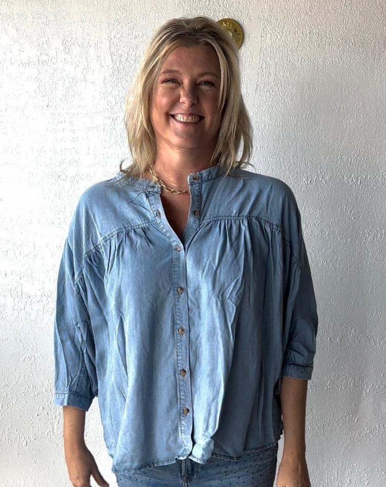 Chambray All Day Top