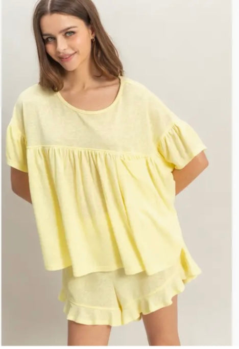 Laney Set - Yellow Top