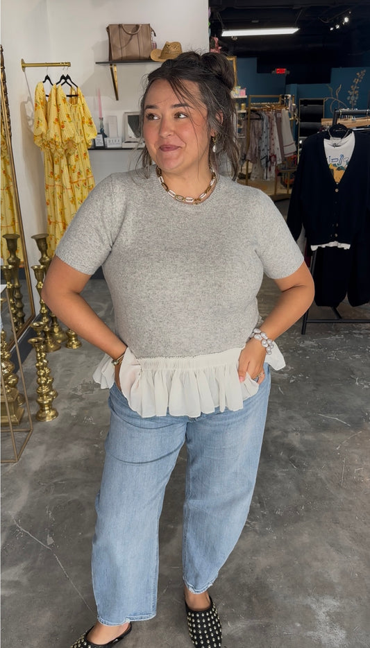 Claira Frill Sweater