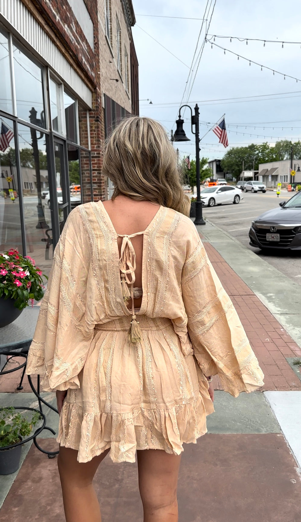 Vaca Days Cream Dress