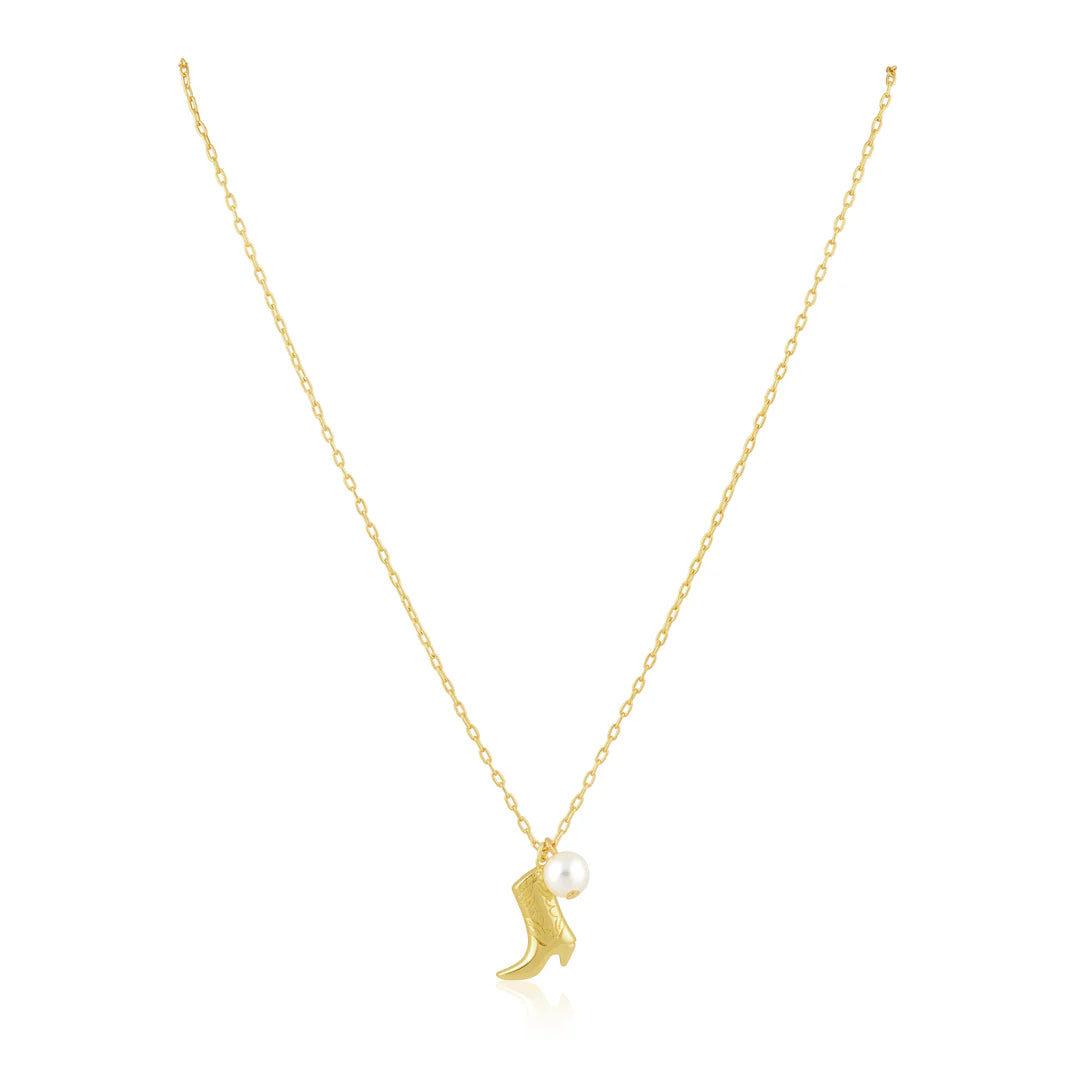 Boot N’ Pearl Necklace