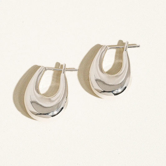 Quinn Silver Hoops