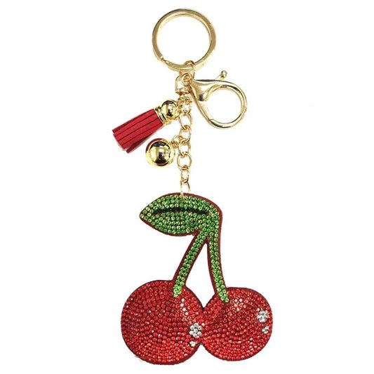 Cherry Glitz Keychain