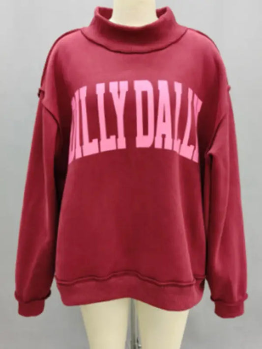 Dill Dally Sweatshirt - Red