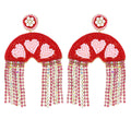 Rainbow Heart Earrings