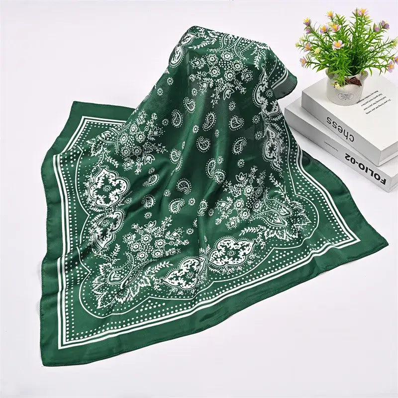 Green Bandana Scarf