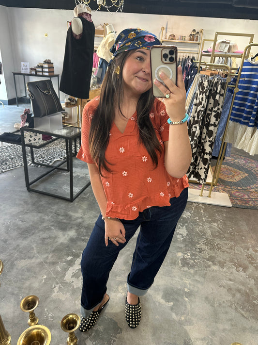 Sweetie Top - Rust