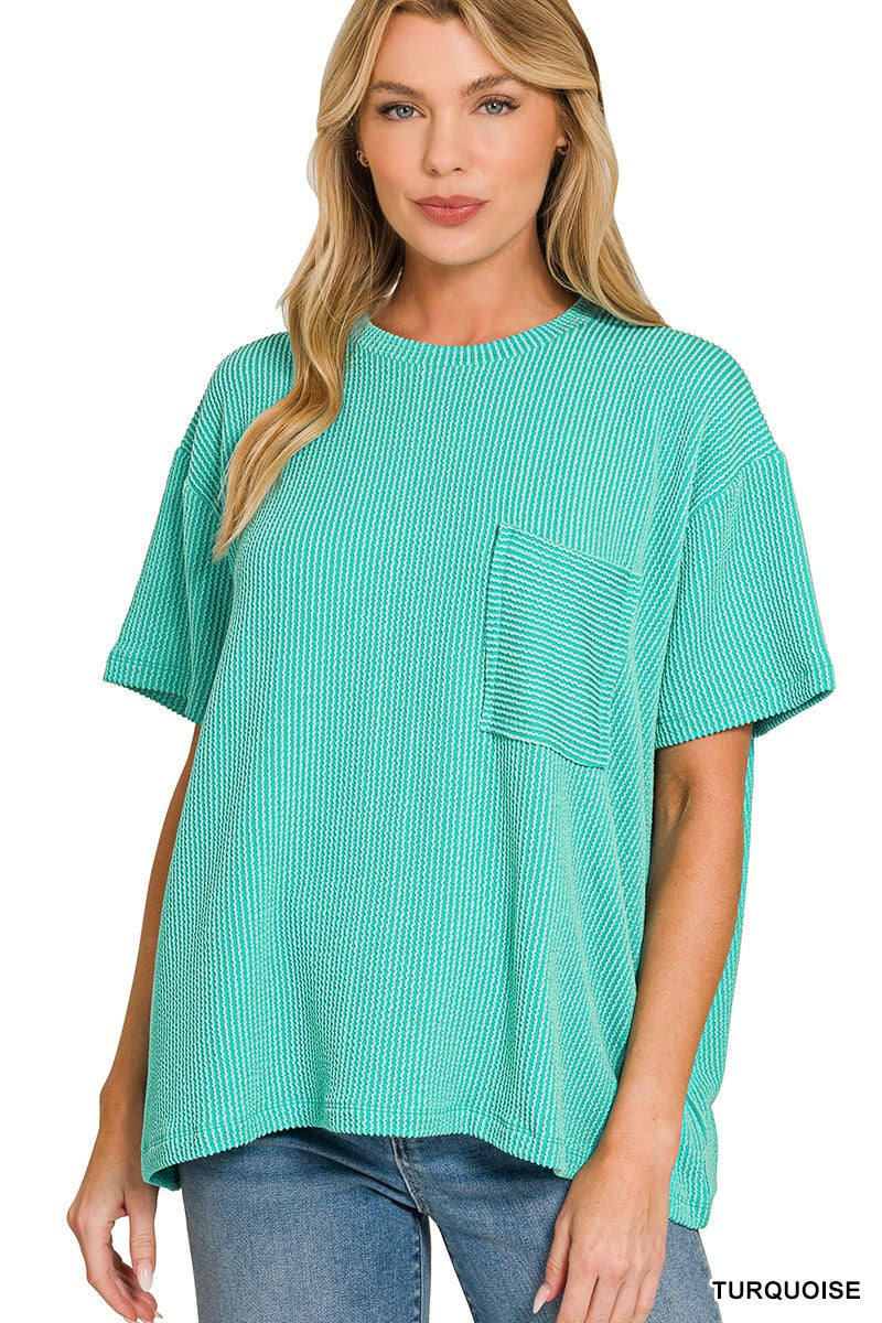 Shelia Top - Turquoise