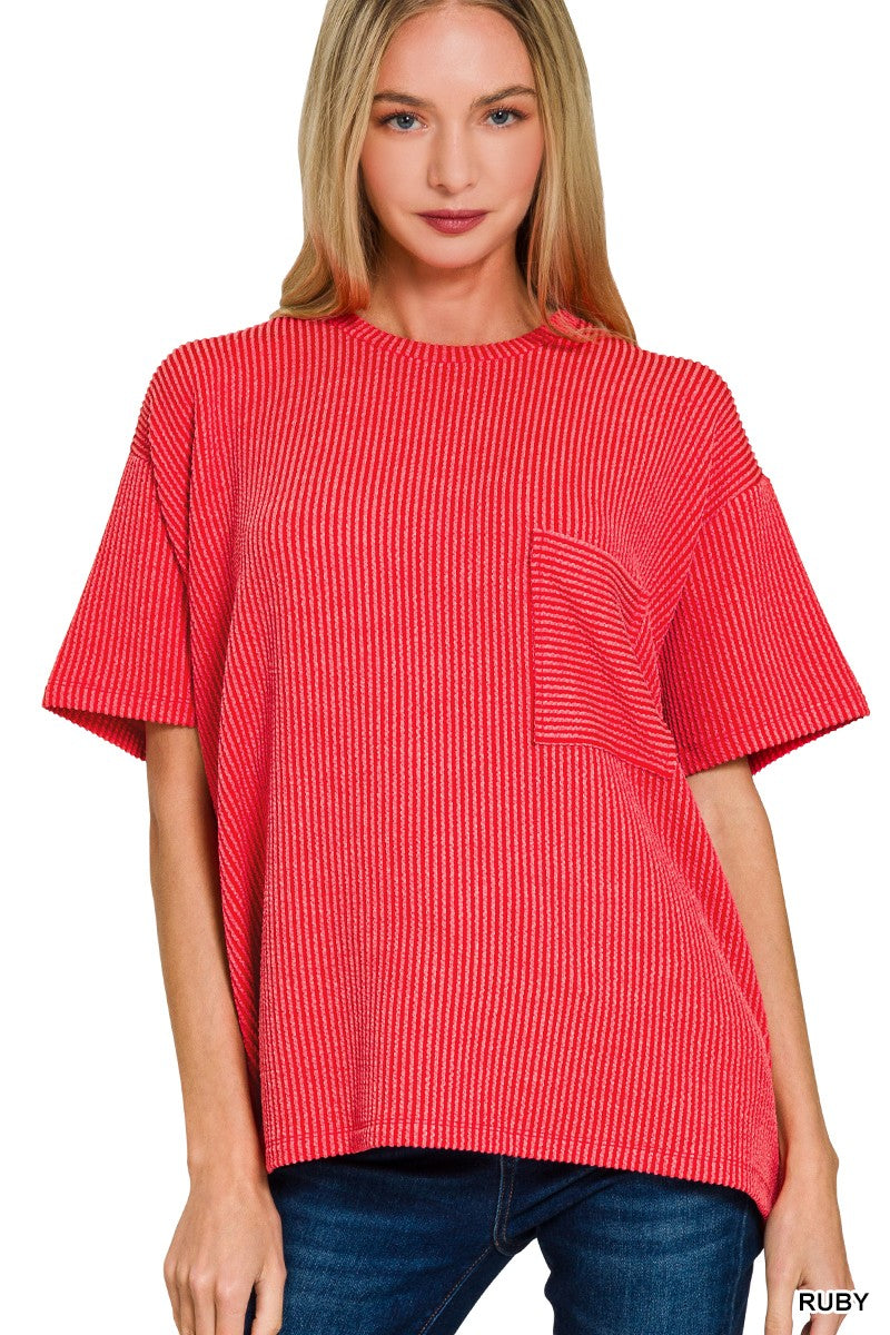 Shelia Top - Ruby