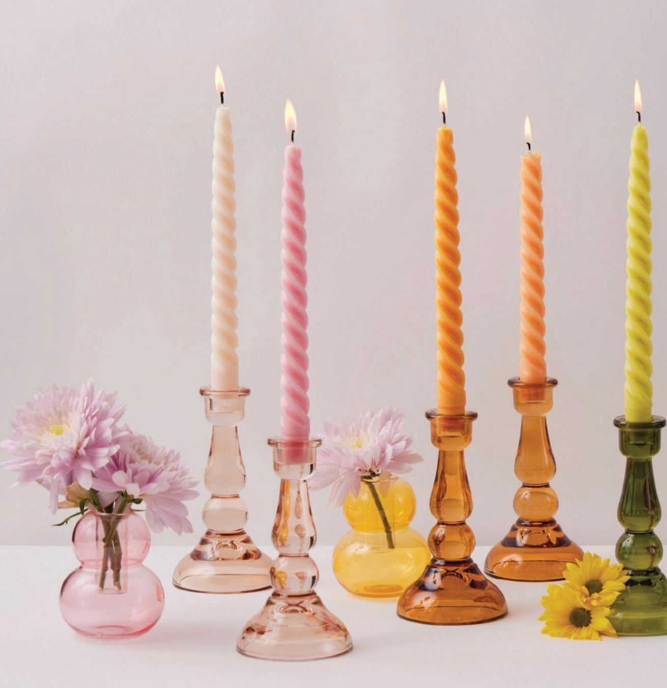 Twisted Tapered Candles