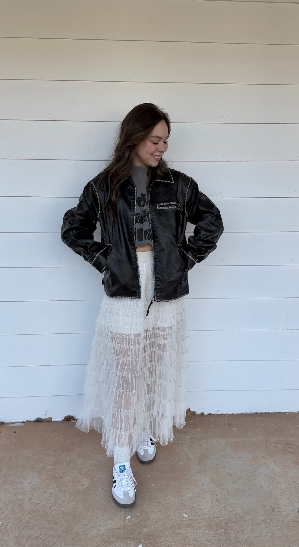 Pearl Layered Skirt