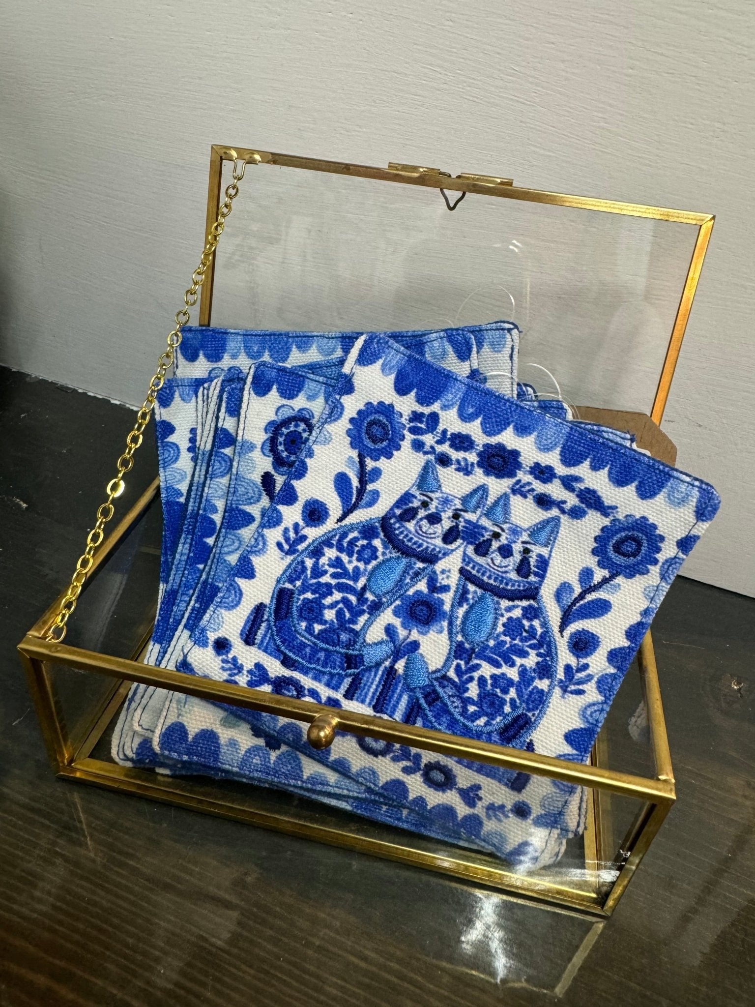 Blue and White Coaster - Motley Market