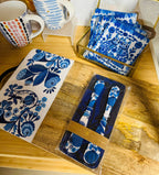 Blue and White Cutting Board - Motley Market