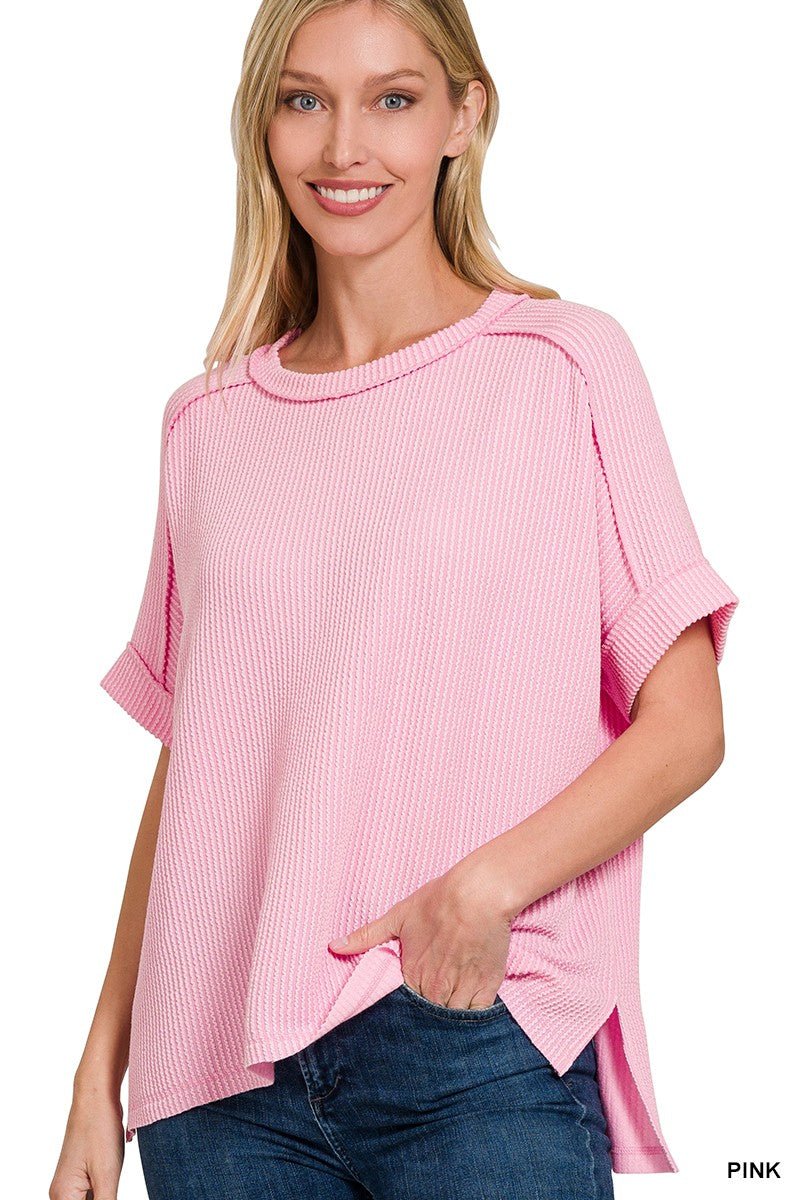 Carrie Top - Pink - Motley Market