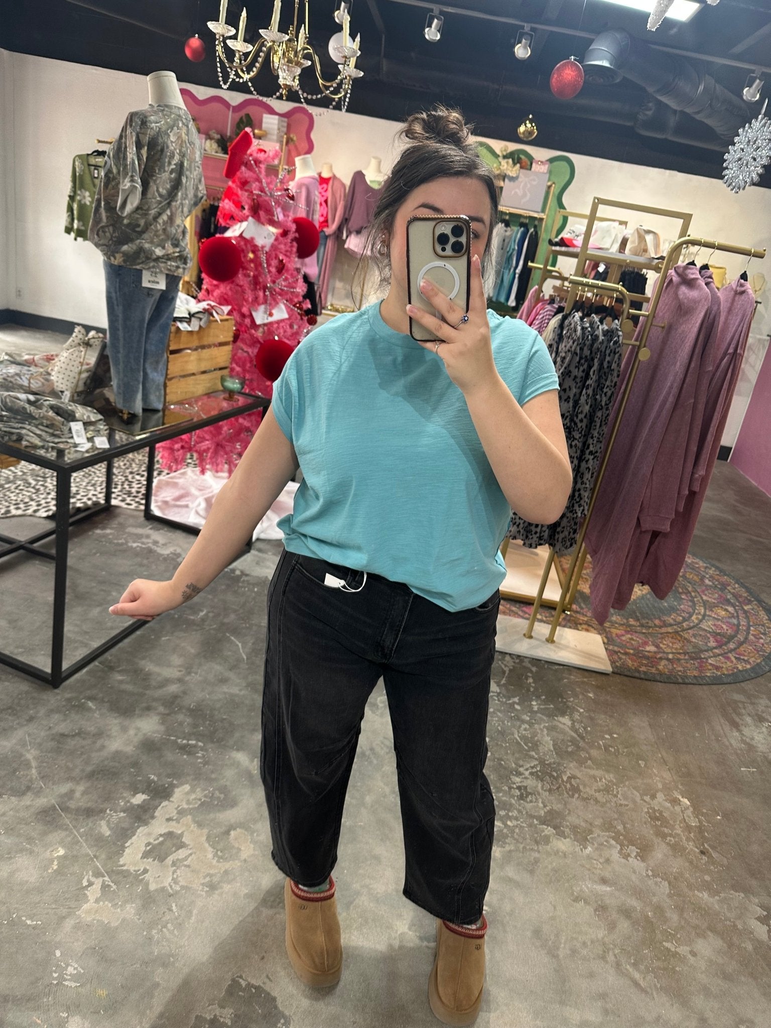 Mia Tee - Teal - Motley Market