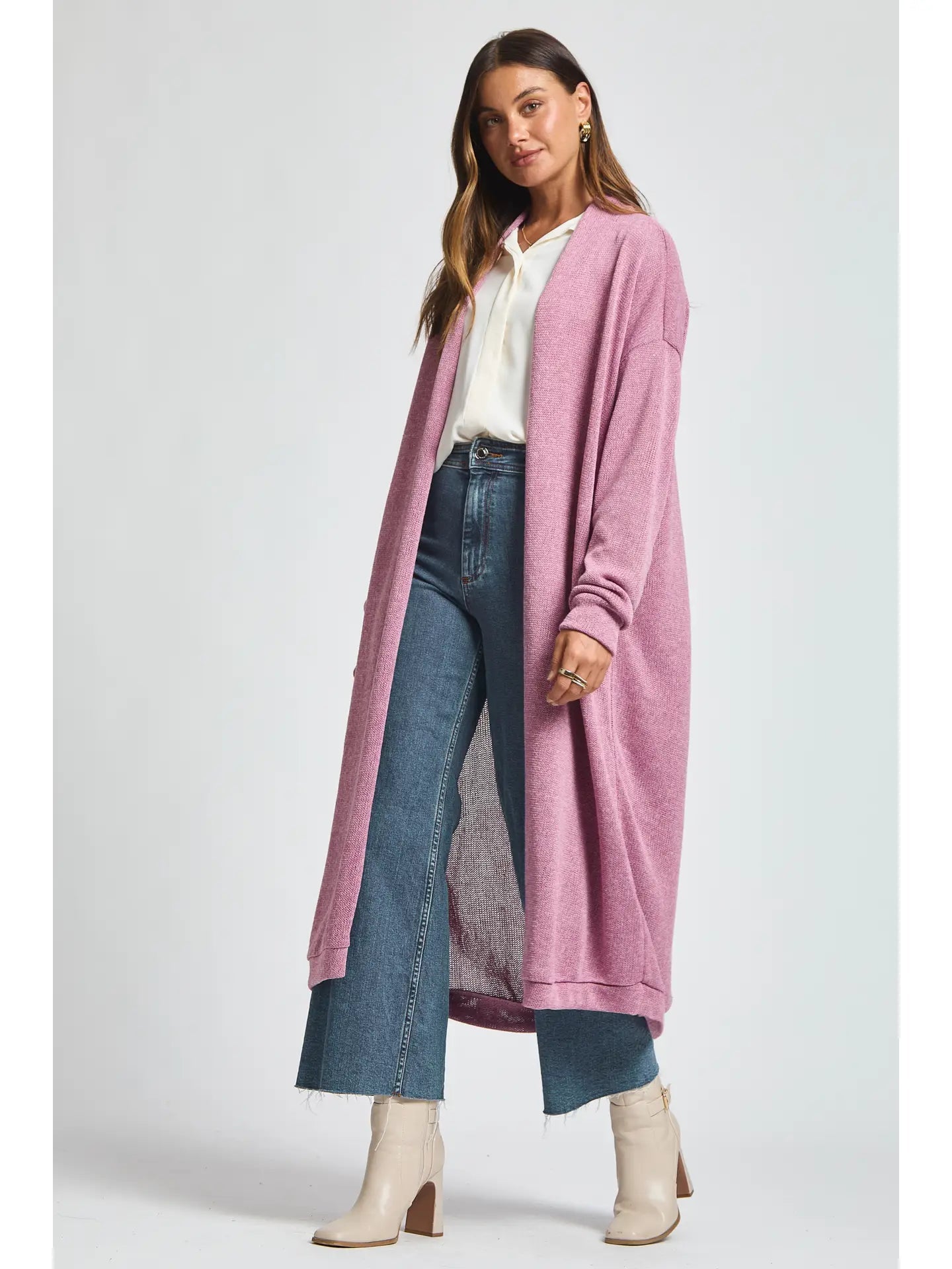 Pearly Pink Cardigan - Motley Market