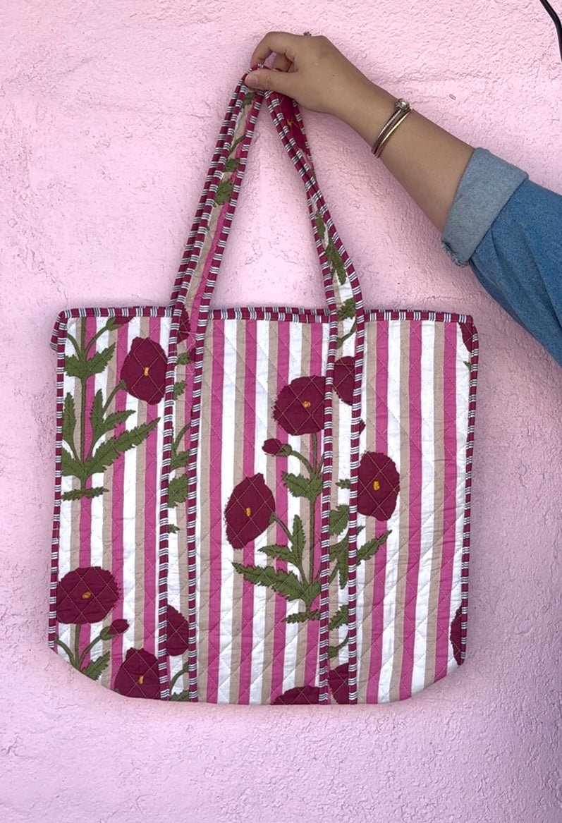 Perri Quilt Tote - Motley Market