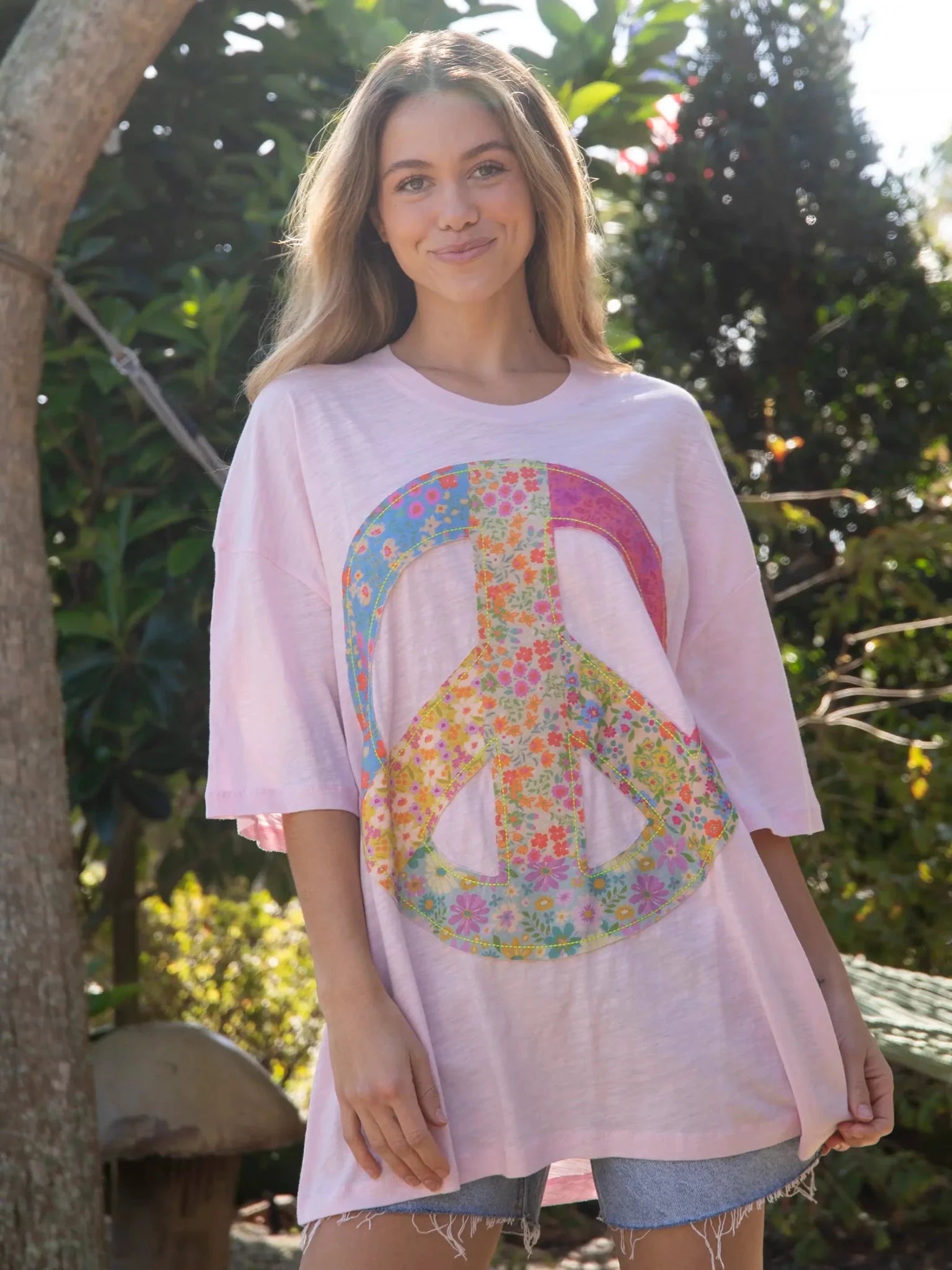Pink Peace OS Tee - Motley Market