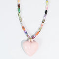 Pink Pop Heart Necklace - Motley Market