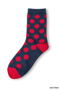 Polka Socks - Navy - Motley Market