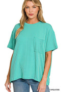 Shelia Top - Turquoise - Motley Market