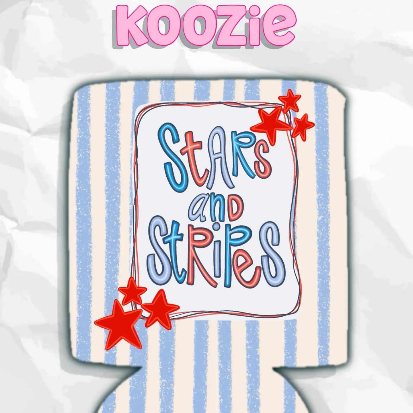 Stars & Strips Koozie - Motley Market