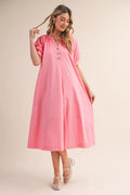 Taffy Dress - Pink - Motley Market