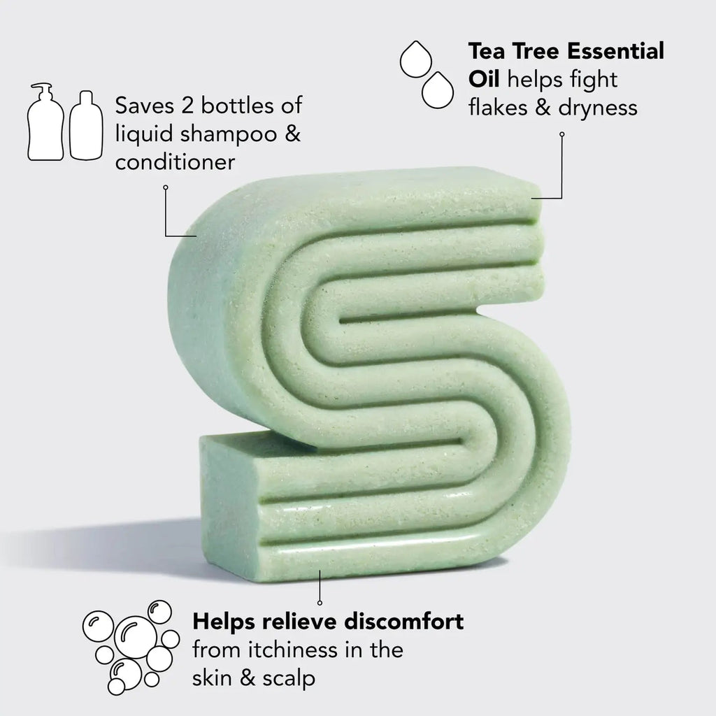 Tea Tree+Mint Shampoo Bar - Motley Market